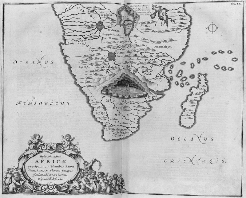 Карта Афанасия Кирхера