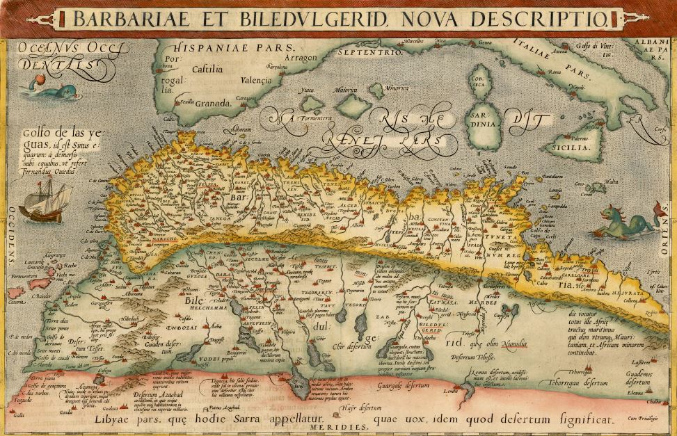 карта Средиземного моря — Портулан